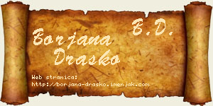 Borjana Draško vizit kartica